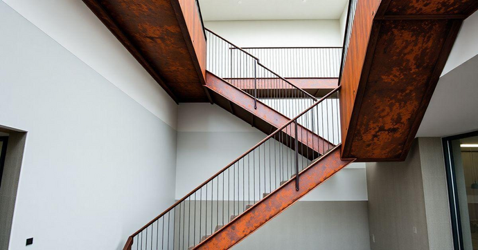 Escada de Aço Corten: Estilo e Durabilidade