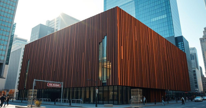 Fachadas Modernas com Aço Corten: Estilo e Durabilidade em Projetos Arquitetônicos