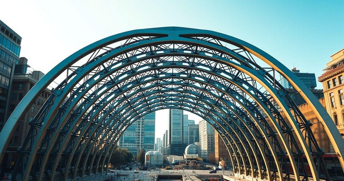Vantagens da Estrutura Met&aacute;lica em Arco para Constru&ccedil;&otilde;es Modernas