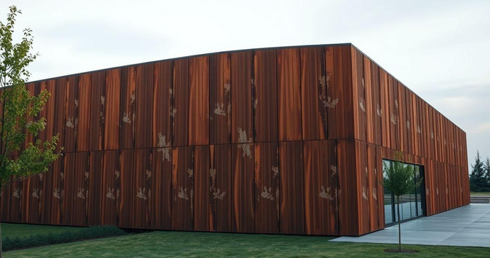 Painel de A&ccedil;o Corten: Descubra Vantagens e Aplica&ccedil;&otilde;es na Arquitetura Moderna
