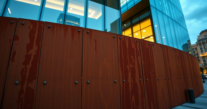 Placa Aço Corten: Durabilidade e Estilo para Construções Modernas
