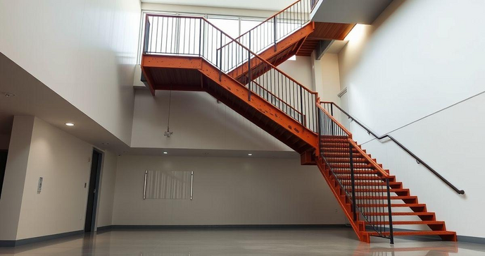 Escada de Aço Corten: Estilo e Durabilidade em Projetos Modernos