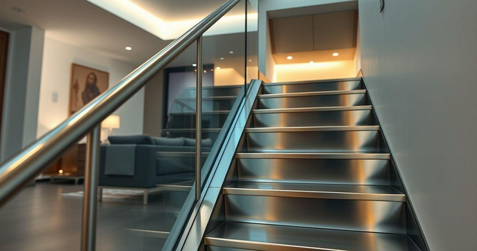 Corrimão para Escada de Inox: Mais Segurança e Estilo para Sua Casa
