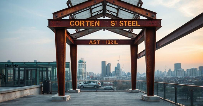 Descubra as Vantagens do Aço Corten na Arquitetura Moderno