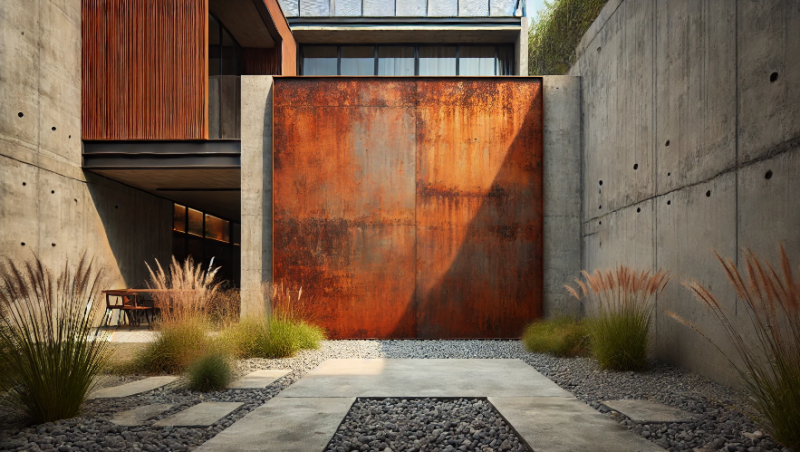 Painel de aço corten: modernidade e elegância em sua decoração