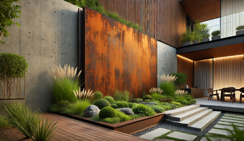 Painel em Aço Corten: Beleza e Durabilidade para sua Decoração.