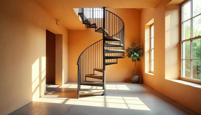 Escada Caracol de Aço: Elegância e Funcionalidade em Seu Espaço